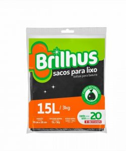 Brilhus Sacos para Lixo Almofada 15L