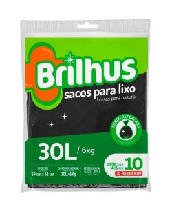 BT2061 &#8211; BRILHUS SACOS PARA LIXO ALMOFADA 30L