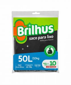 BT2062 &#8211; BRILHUS SACOS PARA LIXO ALMOFADA 50L