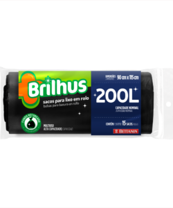 Brilhus Sacos para Lixo Rolo 200L