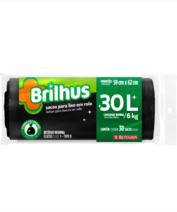 Brilhus Sacos para Lixo - Rolo 30L