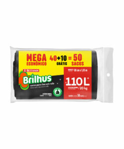 Brilhus Sacos para Lixo 110L EMBALAGEM MEGA ENCONÔMICA